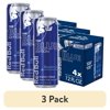 (3 pack) Red Bull Blue Edition Energy Drink, Blueberry, 114mg Caffeine, 12 fl. oz., Pack of 4 Cans