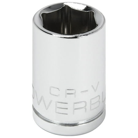 UPC: 0028907070407 | Powerbuilt 1/4 Inch Drive x 11 MM 6 Point Shallow Socket – 648288