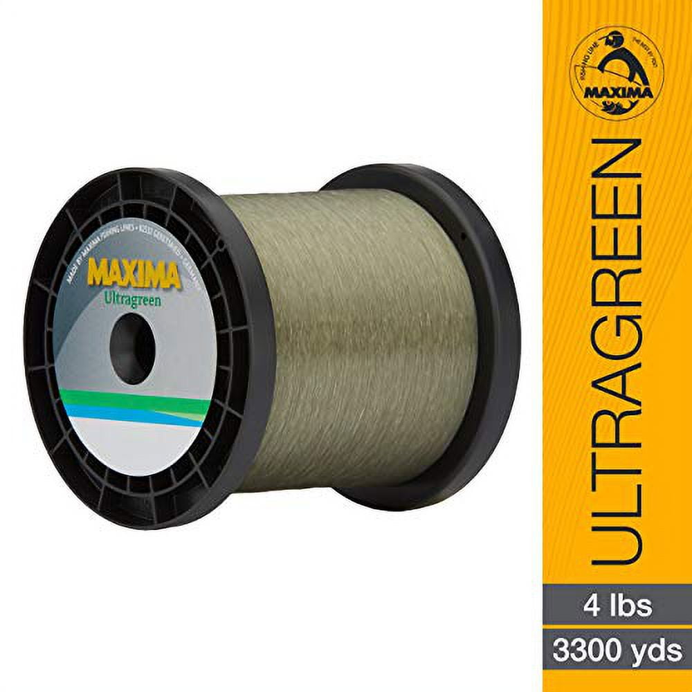 Maxima MBG-4 Ultragreen Bulk Monofilament Fishing Line 4 lb 3300 Yards