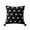 A002- White, variant on Throw Pillow Cover, Halloween Pillow Cover, Black Cat Halloween Decor, Halloween Pumpkin Decor, 18X18 Inch Orange Jack-O-Lantern Halloween Decorative Pillow Cover, No Insert,