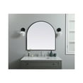 thumbnail image 2 of Metal Frame Arch Mirror 36x36 Inch in Black, 2 of 9