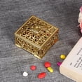 thumbnail image 3 of Oubit Gift Box,12pcs Square Hollow Plastic Wedding Candy Box Candy Box Unrivaled Performance, 3 of 8