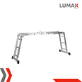thumbnail image 5 of Escalera Multiposiciones Aluminio C/ Charolas 12 Escalones Lumax Andamio, 5 of 5