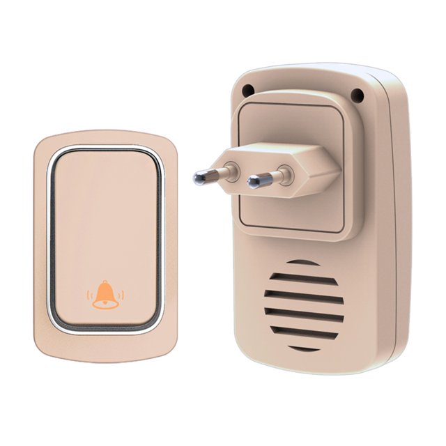 Mini timbre de alto volumen con 38 melodías timbre de puerta de casa para seguridad del hogar