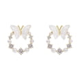 thumbnail image 1 of Hearth & Gear Earrings For Women Design Sense Earrings Advanced Sense Tea Gentle Earrings Light Earrings For Women Valentine Earrings for Girls Pearl Hoops Earrings Earrings for Girls Ears Hoop, 1 of 7