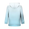 thumbnail image 7 of LEKWK Zip Up Hoodie Women Gradient Print Long Sleeve Lightweight Sweatshirt Drawstring Athletic Jacket with Pockets Activewear for Running Workout, 7 of 7