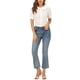 thumbnail image 2 of BLUSA CHIC INSPIRE para Mujer con Cuello Peter Pan, Top de Puntos Suizos, Manga Corta, XL Blanco, 2 of 6