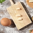 thumbnail image 3 of Practical Pasta Board Easy Operation Wood Stripe Shaped Spaghetti Pasta Maker Mold for Kitchen, 3 of 7