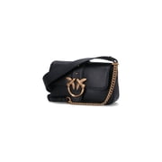 Pinko Womens Love One Mini Crossbody Bag Black