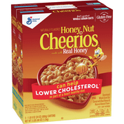 Honey Nut Cheerios, Cereal with Oats, Gluten Free, 48 oz