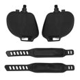 thumbnail image 1 of 1Pair Exercise Bike Pedals Anti Slip Strip Pattern Portable Exercise Bike Parts with Adjustable Strap for Stationary Bike 1/2in Thread, 1 of 4