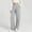 #Gray, variant on Women's High Waist Thin Drawstring Wide Leg Sweatpants,Loose Casual Track Pants with Pockets,Gray,Women's Plus Size L