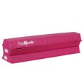 thumbnail image 3 of ZENSTYLE 9FT Balance Beam Extra Firm Vinyl Folding Gymnastics Beam Tumbling Home Practice Pink, 3 of 9