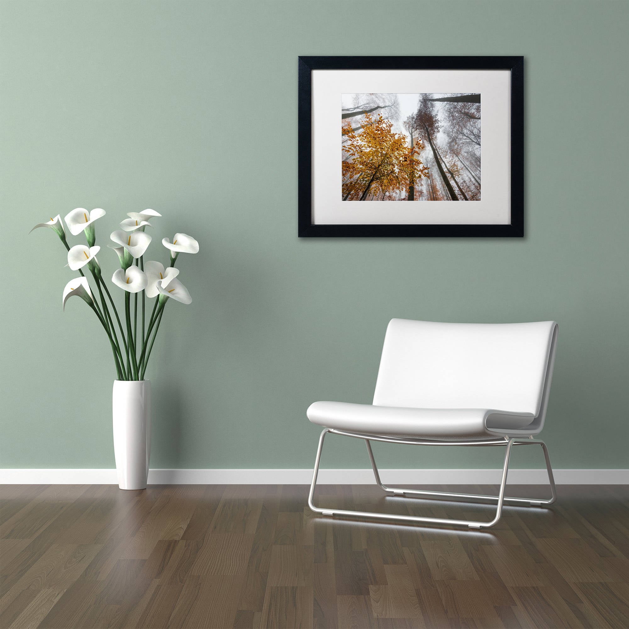 Trademark Fine Art "Daydreamer" Canvas Art by Philippe Sainte-Laudy White Matte, Black Frame