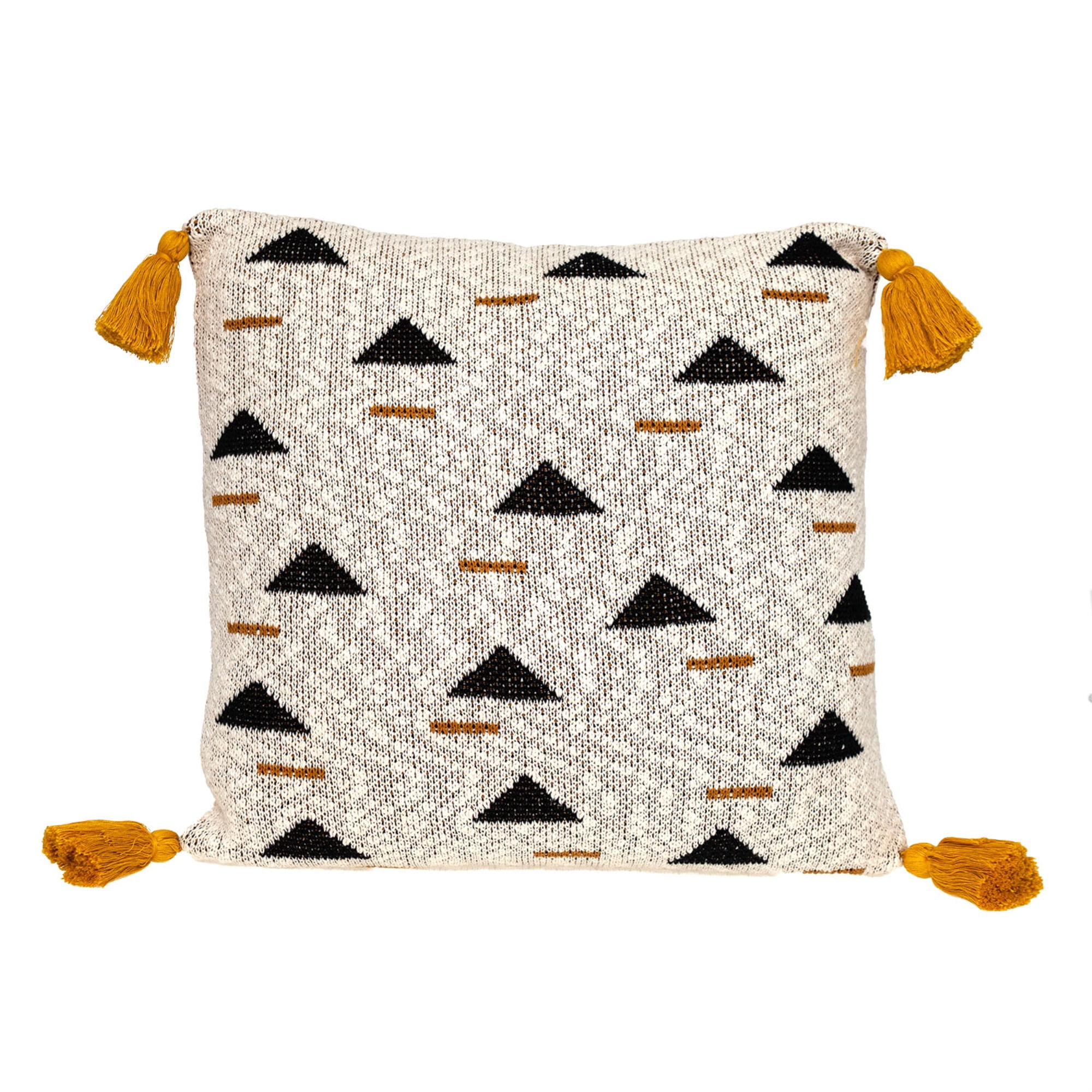 Parkland Collection Poki Transitional Beige Throw Pillow - Walmart.com
