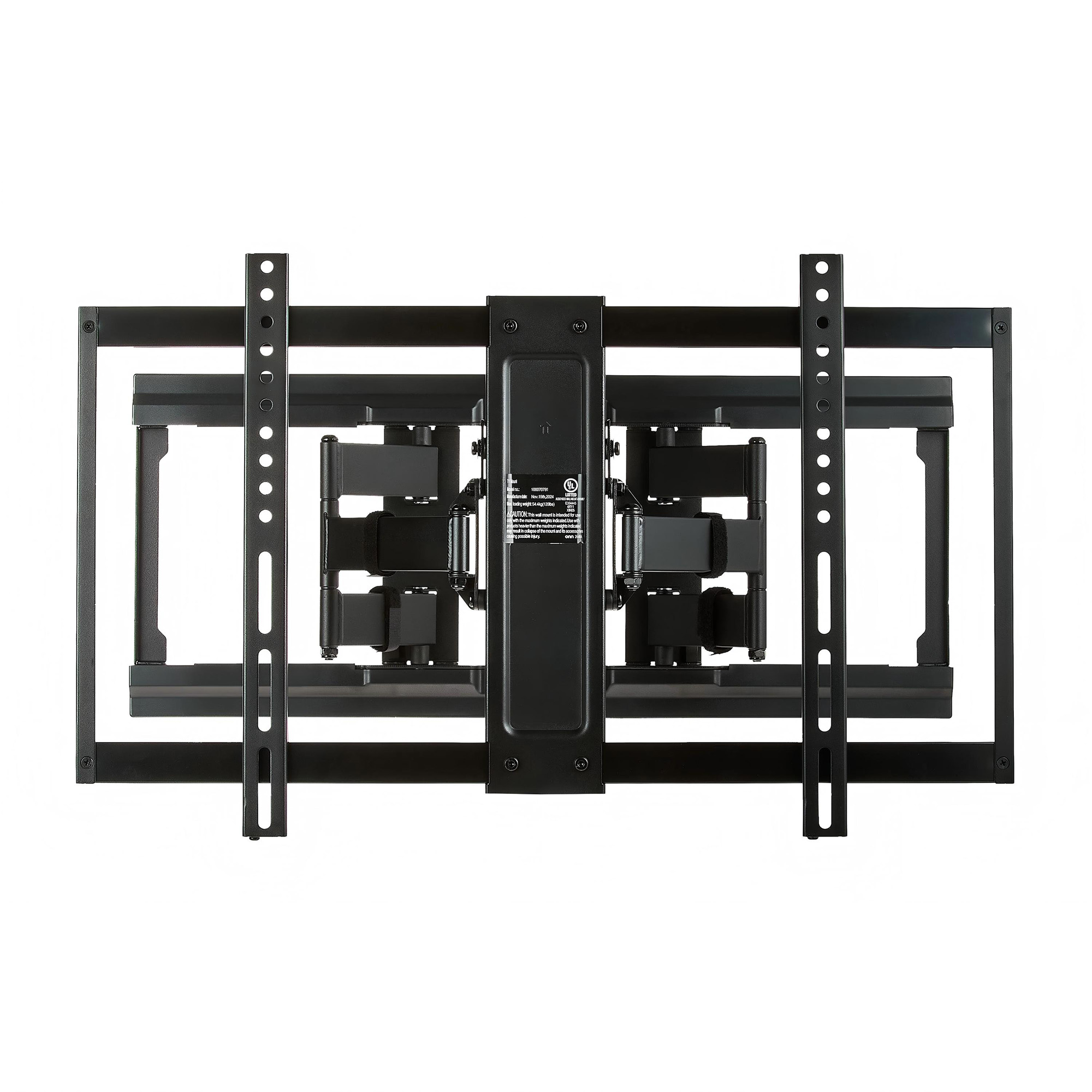 onn Ultra-Slim Full Motion TV Wall Mount, 50-86 Inch, 120 lbs