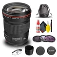 thumbnail image 1 of Canon EF 135mm F/2L USM Objectif (2520A004) + Trousse de Filtres + Cache-Capuchon + Plus (Modèle International), 1 of 6
