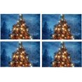 thumbnail image 2 of EREHome Christmas Tree Placemat Plate Holder Set of 4, Table Mats Protector 12x18 inch, 2 of 5