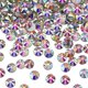 thumbnail image 1 of 2880 piezas de diamantes de imitación de cristal, gemas redondas con parte trasera plana, dijes de piedras, 1 of 5