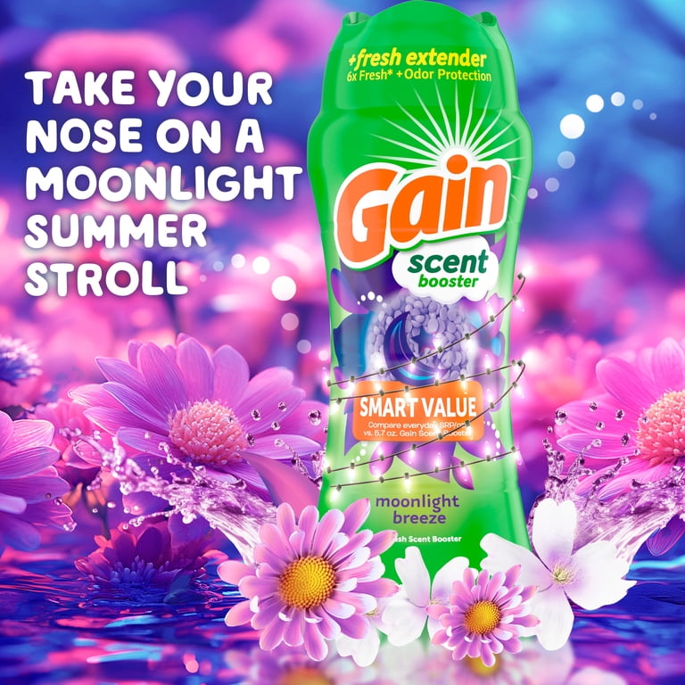 Gain In-Wash Laundry Scent Booster Beads Moonlight Breeze 13.2 oz