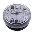 thumbnail image 2 of Mini Reloj De Succión Impermeable De Silicona Sunnimix Para Pared Espejo Refrigerador Gris, 2 of 8