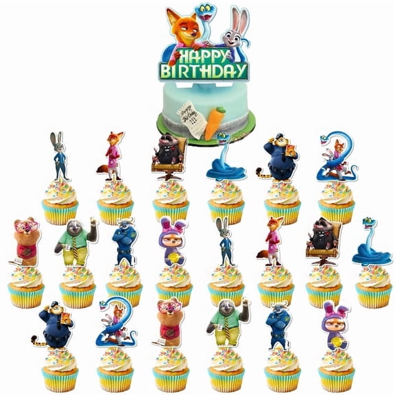 Cartoon Birthday Cake Decorations, comprising cake toppers and cupcake decorations, are the perfect choice for hosting a cartoon-themed birthday party.