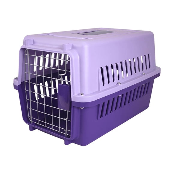 Transportadora Para Mascotas 48x32x30cm Malubero, Morado