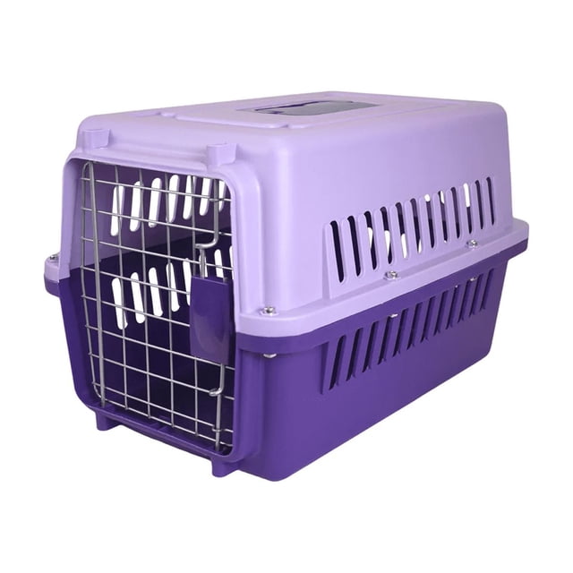 Transportadora Para Mascotas 48x32x30cm Malubero, Morado