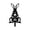 Style B, variant on Acrylic Garden Animal Statue Silhouette Statues for Holiday Garden D