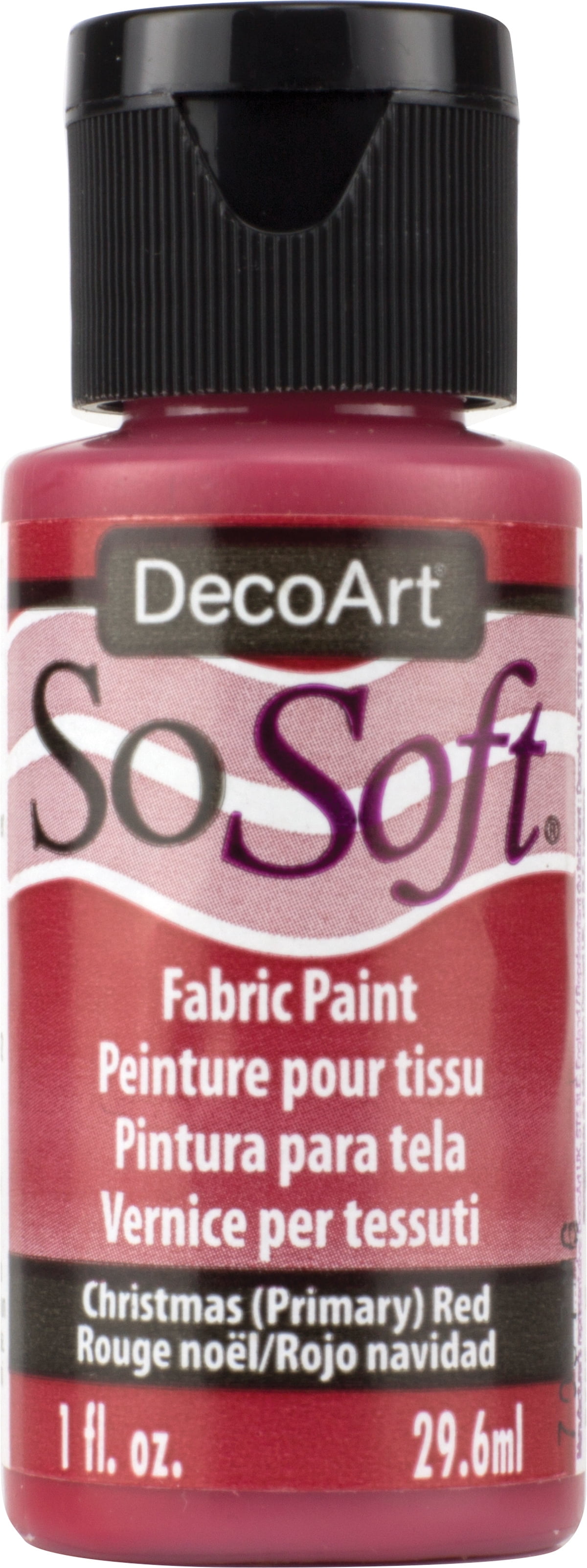 SoSoft Fabric Acrylic Paint 1oz-Christmas Red
