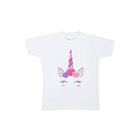 

7 ate 9 Apparel Girl s Valentine s Day Unicorn T-Shirt 5T White