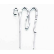 Silver Rhinestone Monogram, Sml A