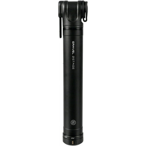 Topeak Gravel Mini Pump - 2Stage, 90psi, Black