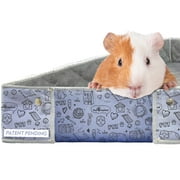 Paw Inspired Critter Box | Washable Guinea Pig Cage Liners with Raised Sides | Super Absorbent Fleece Bedding for Guinea Pigs Rabbits, Hamsters, & all Small Animals | Edge protected Pee Pads (C&C 2x3)