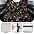 thumbnail image 6 of Drydeepin Cottagecore Mushroom Moth Wild Car Back Seat Cover, Starry Night Rear Bench Seat Towel Cover, Non-Slip Rear Seat Cover Universal Fit for Sedans SUVs Truck Auto Interior Decor, 6 of 7