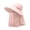 Pink, variant on Ice Silk Sun Hat 18in Women's UV Shield Hat with Integrated Face Cover Breathable Lightweight for Hiking Driving Travel Outdoor Gray 18in Cir