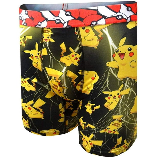 Underboss Men's Pokemon Pikachu Performance Boxer Briefs 