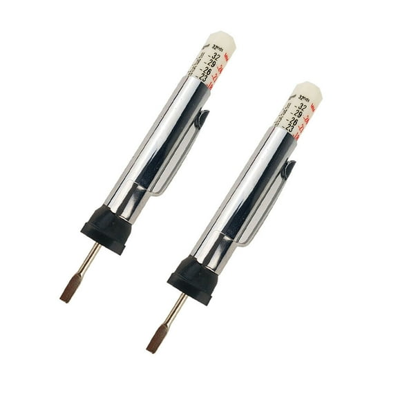 2 Pcs Tire Tread Vernier Depth Gauge Tires Tire Depth Meter Depth Gauge