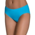 thumbnail image 3 of Fruit Of The Loom Womens Tag Free Cotton Hipster Panties 6-Pack, 7, Assorted, 3 of 7