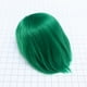 thumbnail image 2 of Mujer pelo verde peluca de cosplay peluca corta recta de fibra sintética con flequillo aseado, 2 of 7
