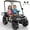 Black, variant on Kids Golf Cart, 24 Volt Ride on Cars, 4WD 2 Seater Electric Cars with Remote Control, Ride on Truck for Big Kids Ages 3-8, With Detachable Awning & Large Storage, 3 Speeds, Music, LED Lights, Blue