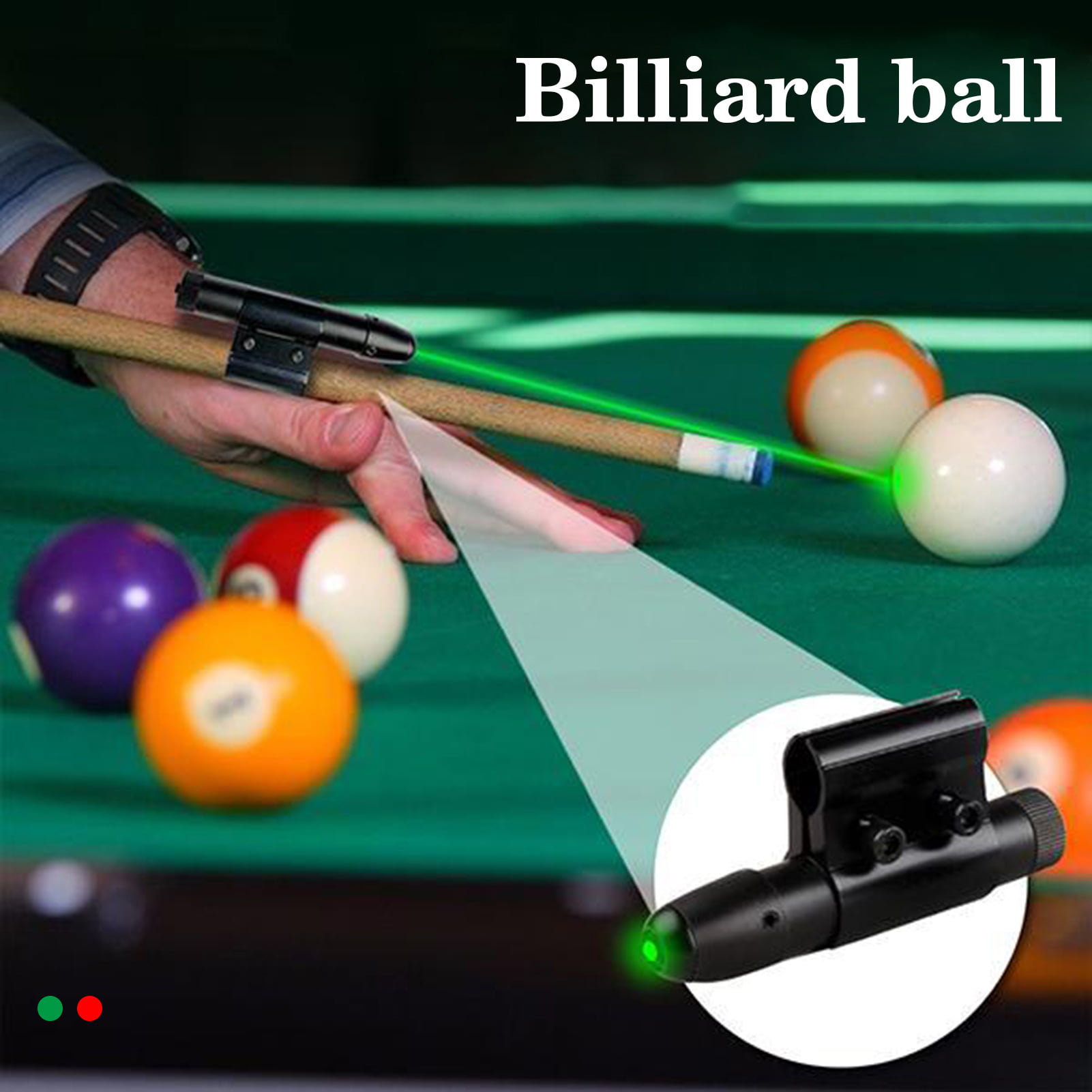 1 x 36" 2 PIECE POOL or SNOOKER CUE With NYLON CROSS BRIDGE REST For TABLES 