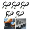 thumbnail image 2 of Small Video Cable Bidirectional 4K60Hz Display 90 Degree Angled Option for Tablets Laptops Video Card 50-200CM Coiled, 2 of 9