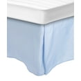 thumbnail image 1 of 100% Egyptian Cotton Chic Solid Bed Skirt with Split Corners Light Blue / Queen, 1 of 2