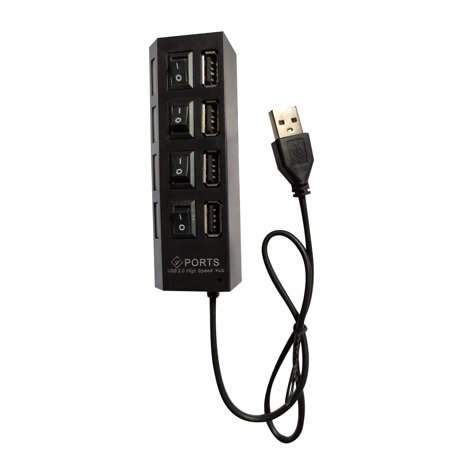High Speed 4/7 Port USB USB adapter hub; USB Hub Power on/off Switch ...