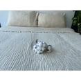 thumbnail image 3 of Soft 100% Turkish Cotton Muslin Bed Shams, Ivory, 20 x 30 inches, Standard Size 2 Pieces Shams, 3 of 4