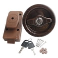 thumbnail image 1 of RV Door Lock Bathroom Door Lock With Key Door Thickness 24Mm-45Mm Suitable For Yachts Boats Caravans Campers RV, 1 of 5