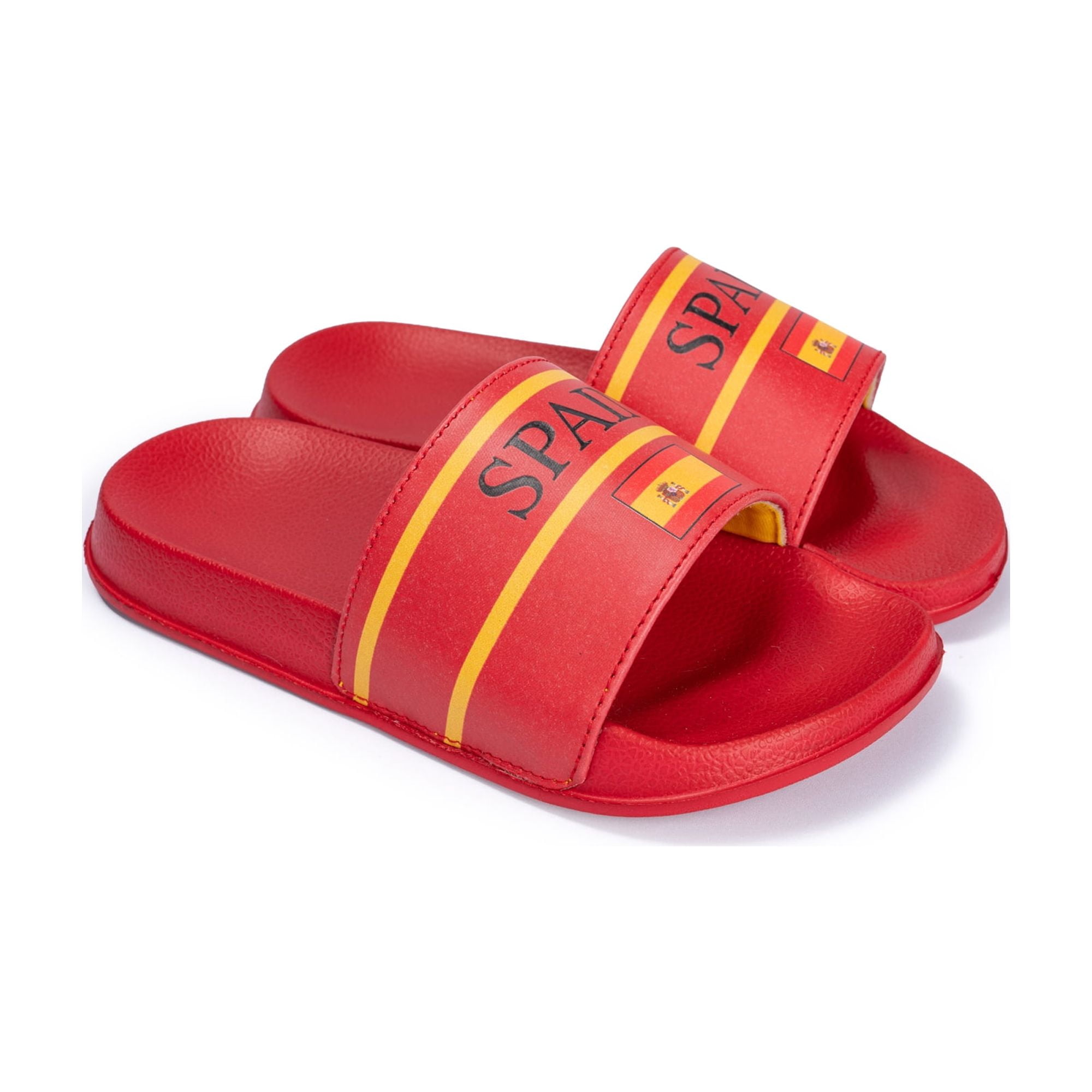 Kids Soccer Fan Slide Sandals – USA, Mexico, Argentina, Brazil, & Spain