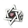 thumbnail image 5 of Retro Personality Fashion Domineering Six-pointed Star With Diamond Ring For Men, 5 of 6