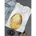 thumbnail image 3 of Easter Egg Hunt On A Golden Egg T-Shirt Women -Image by Shutterstock, Female Medium, 3 of 4